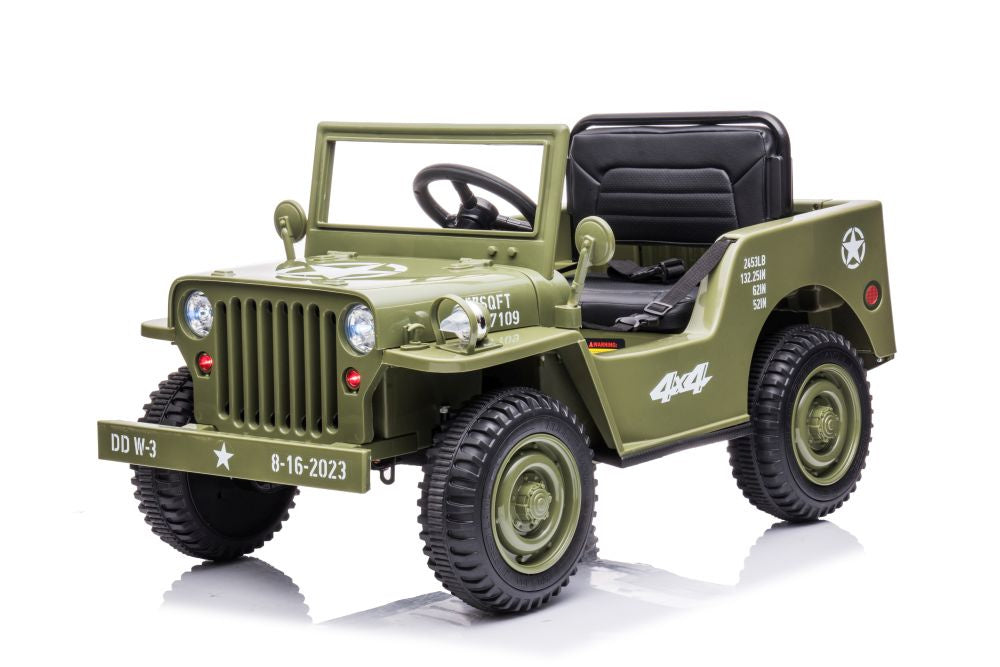 Auto na akumulator JH-103 4x4 - maslinasto/zeleni