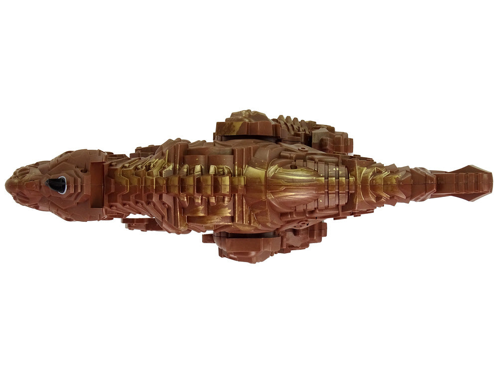 Remote-controlled dinosaur Steam Projector Brown