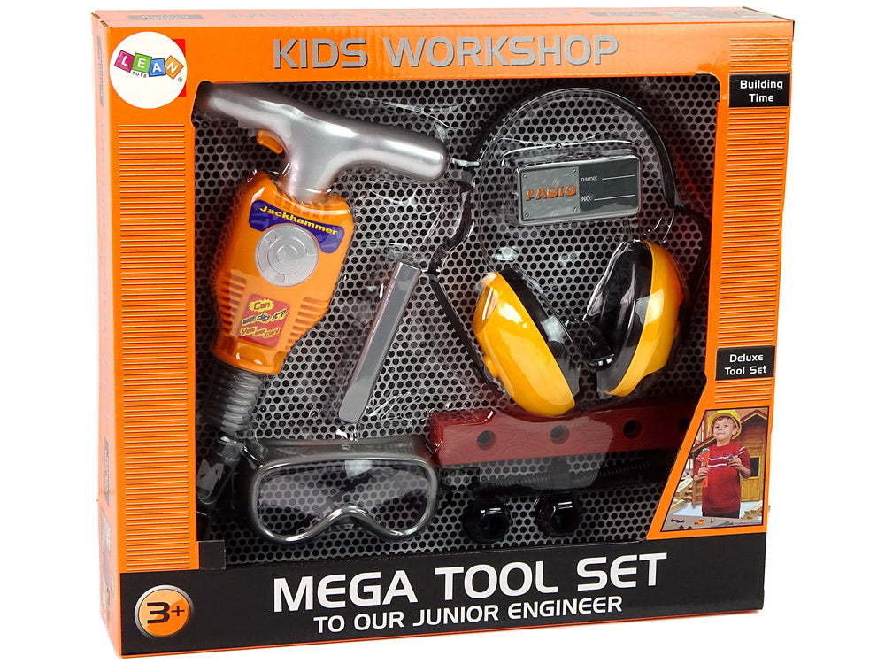 Dječji set alata Jackhammer - žuti