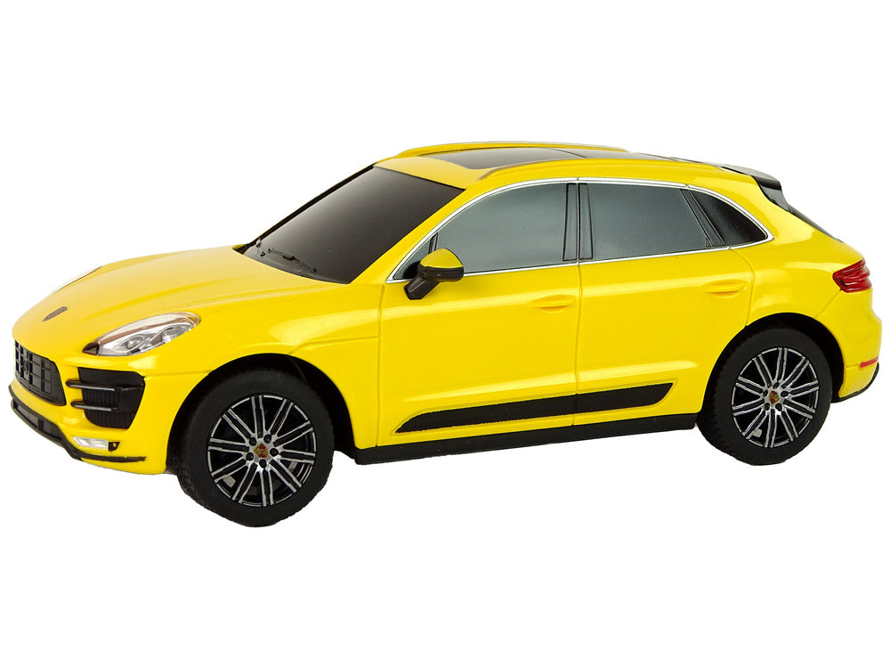 Licencirani auto na daljinsko upravljanje Porsche Macan Turbo 1:24 Rastar - žuti