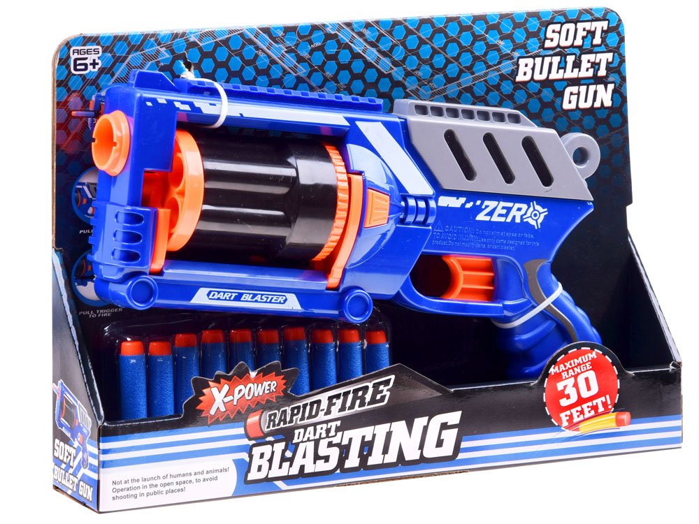 Pištolj Blaster s 10 mekanih metaka