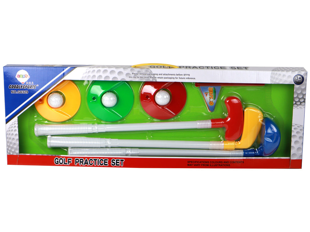 Mini Golf Set for Children, Sticks, 12 Pieces.