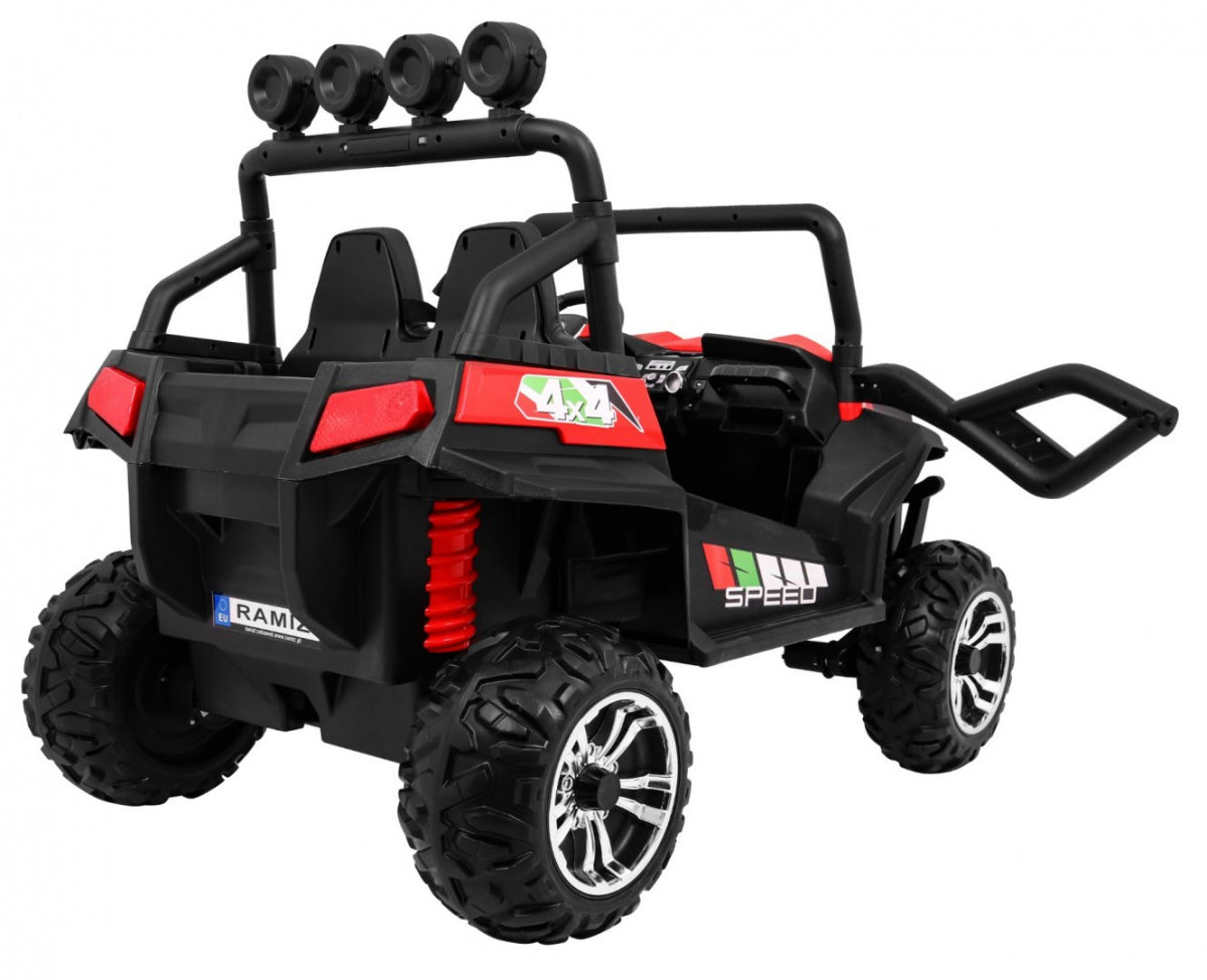 Buggy na akumulator Grand 4x4 LIFT STRONG - dvosjed - crveni