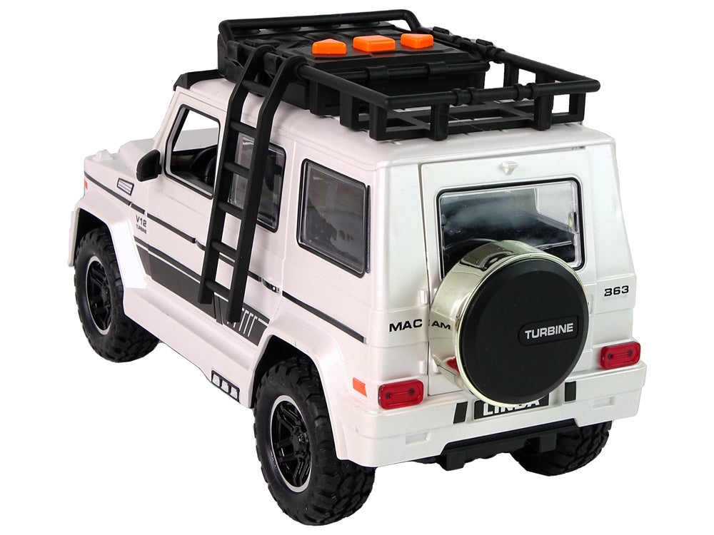 Auto na daljinsko upravljanje powered off-road - bijeli