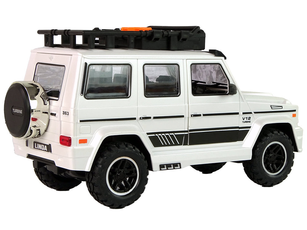 Auto na daljinsko upravljanje powered off-road - bijeli