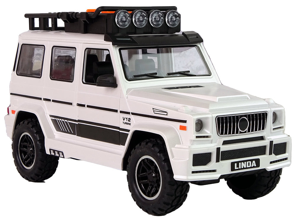 Auto na daljinsko upravljanje powered off-road - bijeli