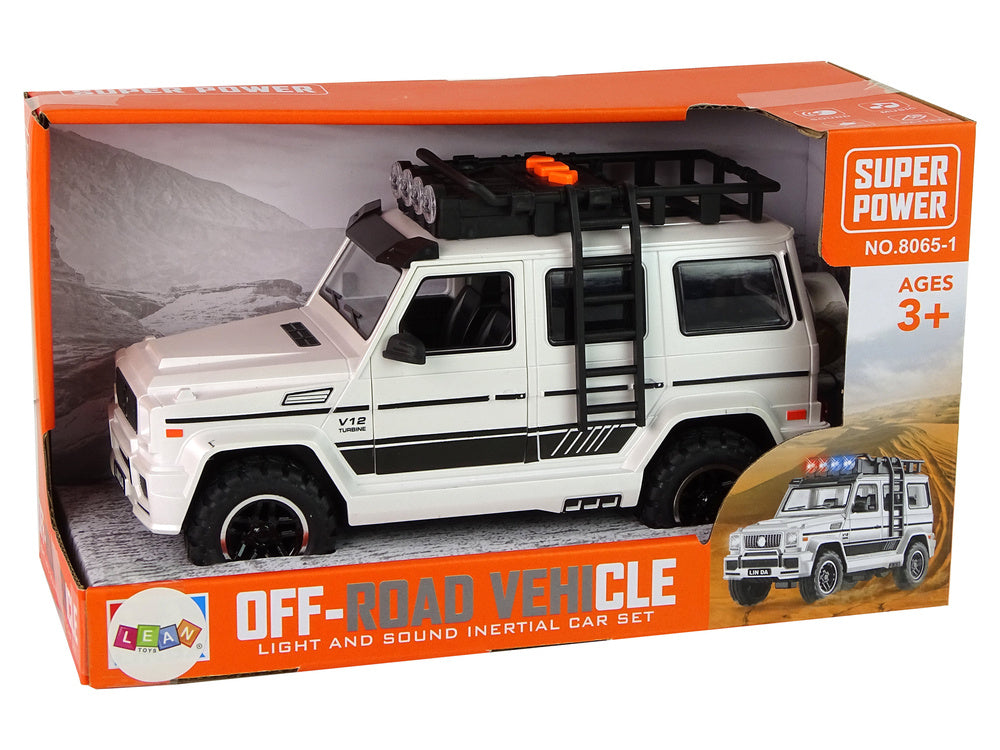 Auto na daljinsko upravljanje powered off-road - bijeli