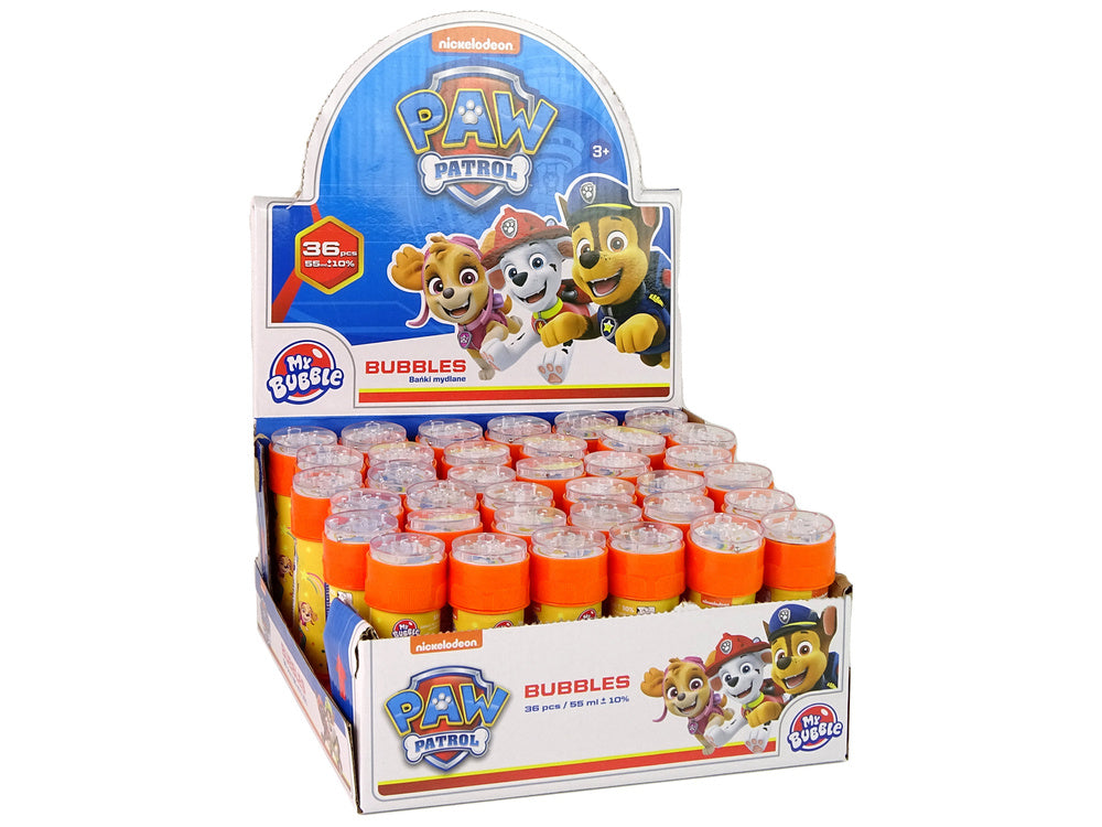 Bočica za izradu mjehurića od sapunice Paw Patrol 55ml - crvena