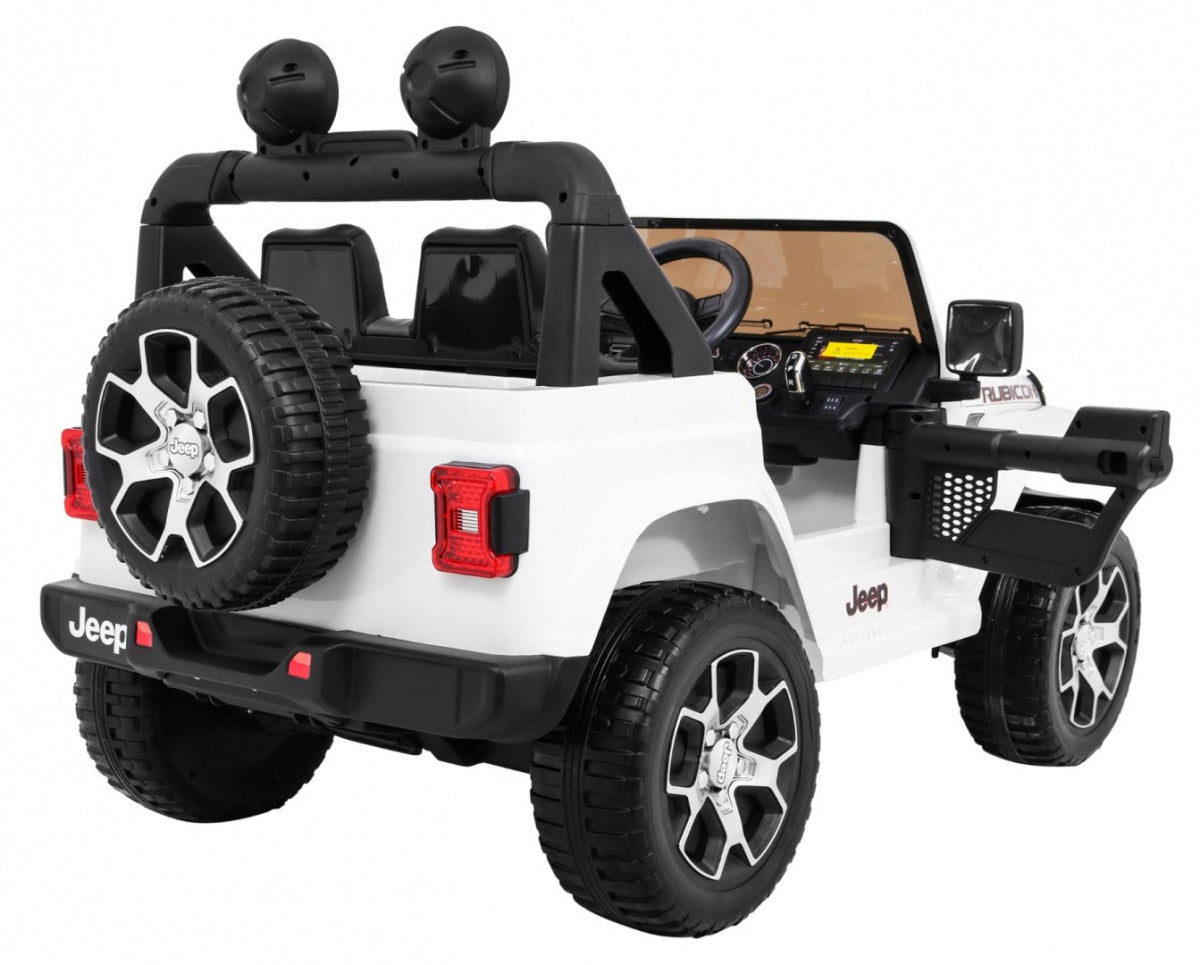 Licencirani auto na akumulator Jeep Wrangler Rubicon 4x4 - bijeli