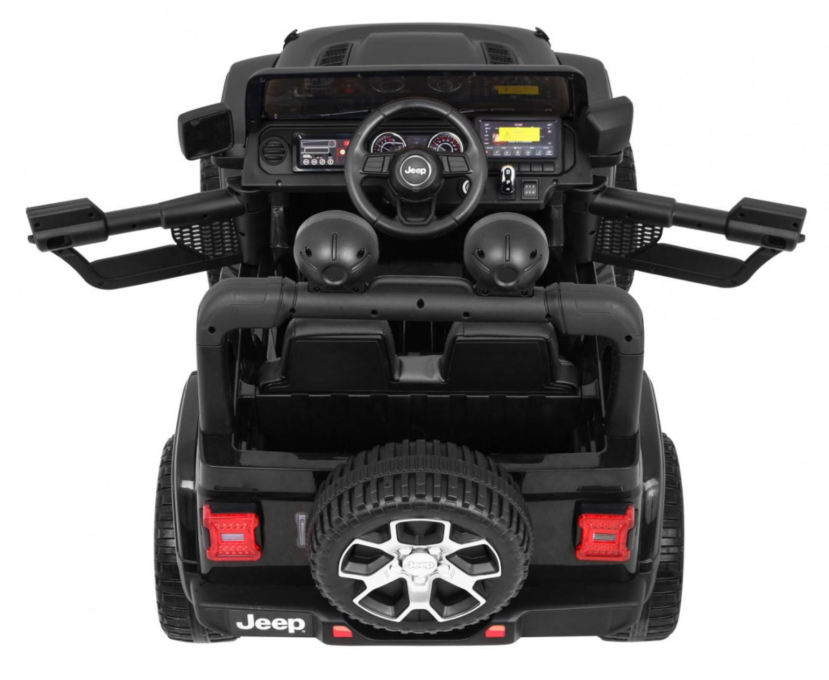 Licencirani auto na akumulator Jeep Wrangler Rubicon 4x4 - crni