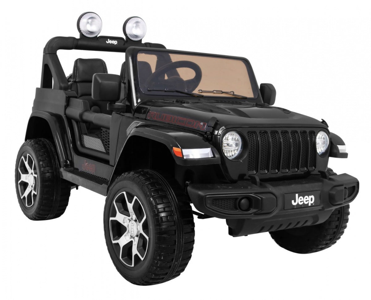 Licencirani auto na akumulator Jeep Wrangler Rubicon 4x4 - crni