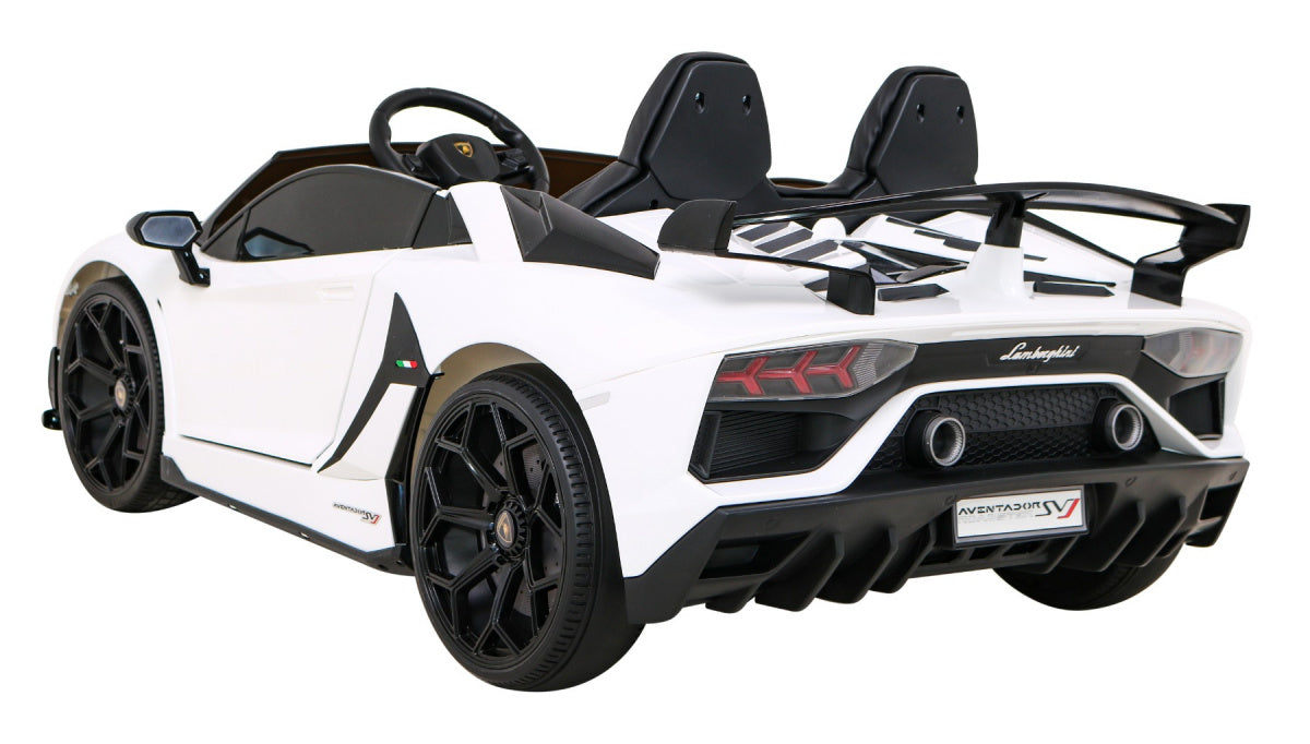 Licencirani auto na akumulator Lamborghini SVJ DRIFT - dvosjed -  bijeli