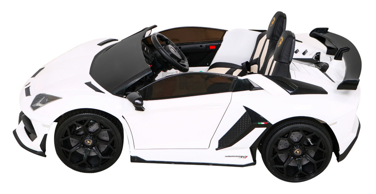Licencirani auto na akumulator Lamborghini SVJ DRIFT - dvosjed -  bijeli