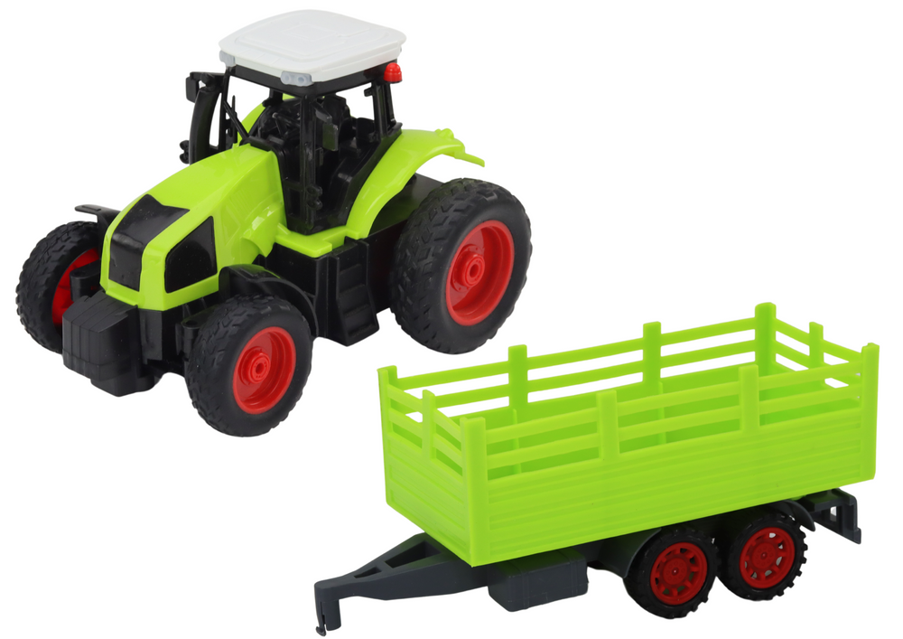 Traktor s prikolicom na daljinsko upravljanje Farmer 1:16 - zelena