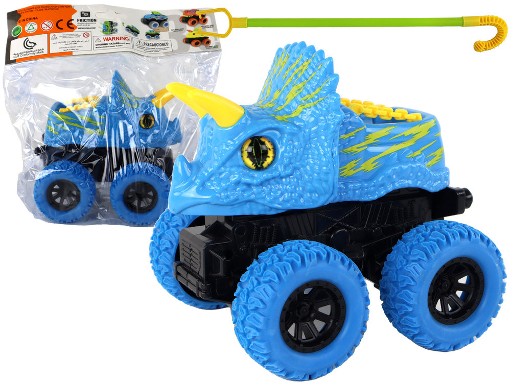 Vozilo s trenjem Triceratops - plavi