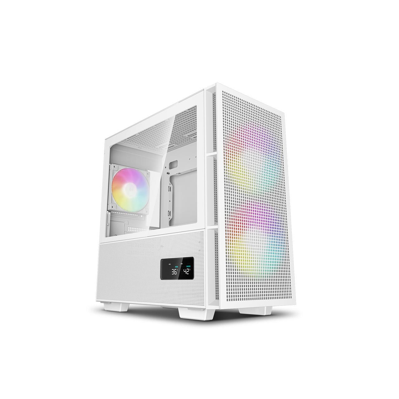 DeepCool R-CH360-WHAPE3D-G-1 računalno kućište Mikro toranj/Tower Bijelo
