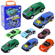 Set metalnih autića za igru s pogonom 1:64 - 6u1