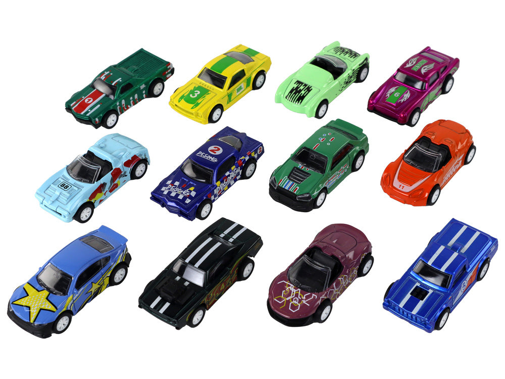 Set metalnih vozila s pogonom na trenje 1:64 - 12u1