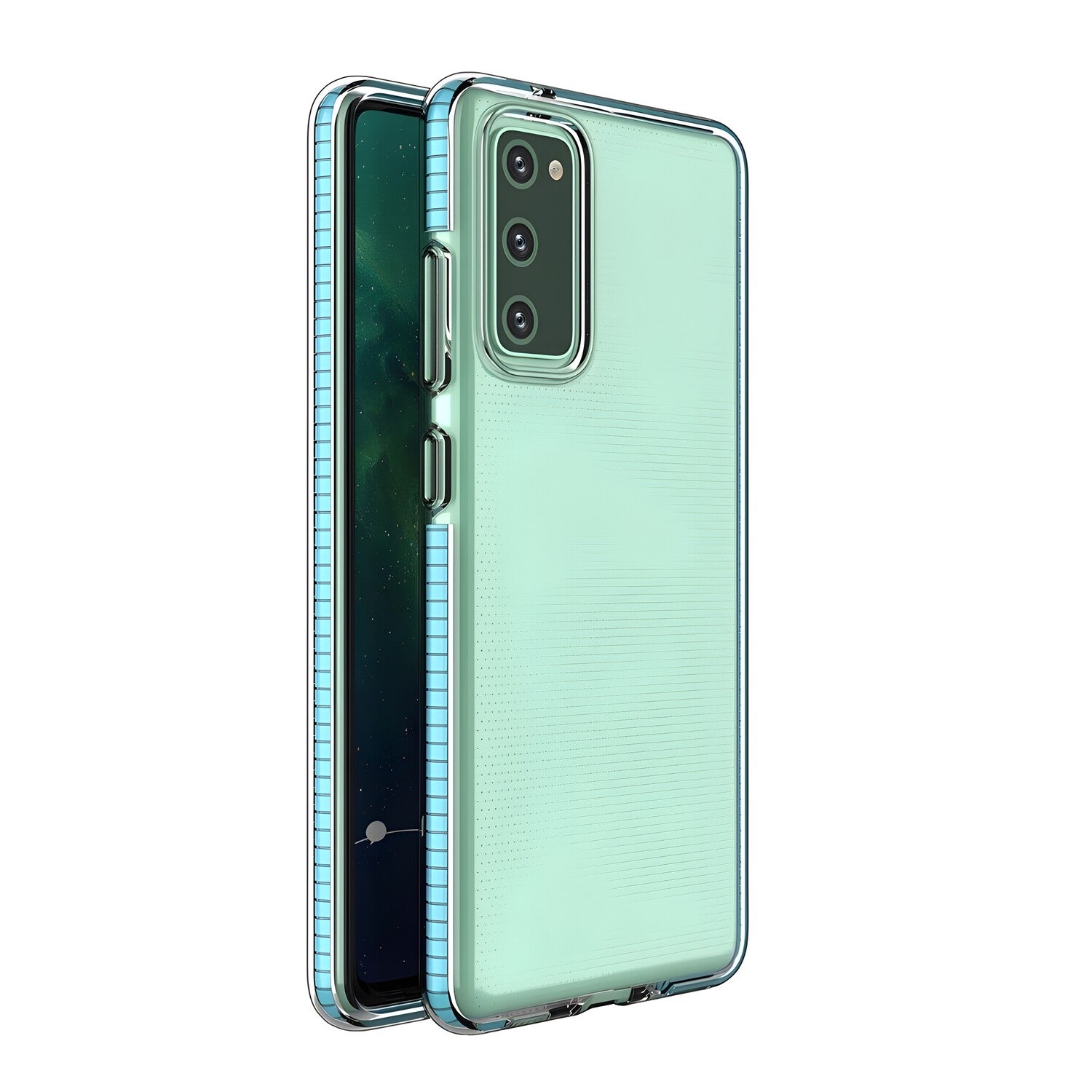 Futrola Spring clear TPU za Samsung Galaxy A72 4G - Tirkizna KP8786