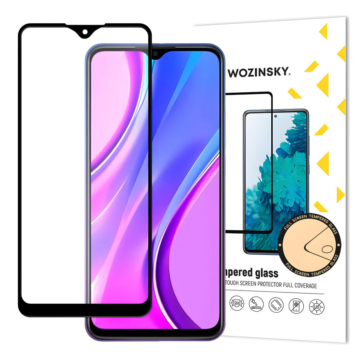 Wozinsky zaštitno kaljeno staklo za Xiaomi Redmi 9 - Crna KP9793