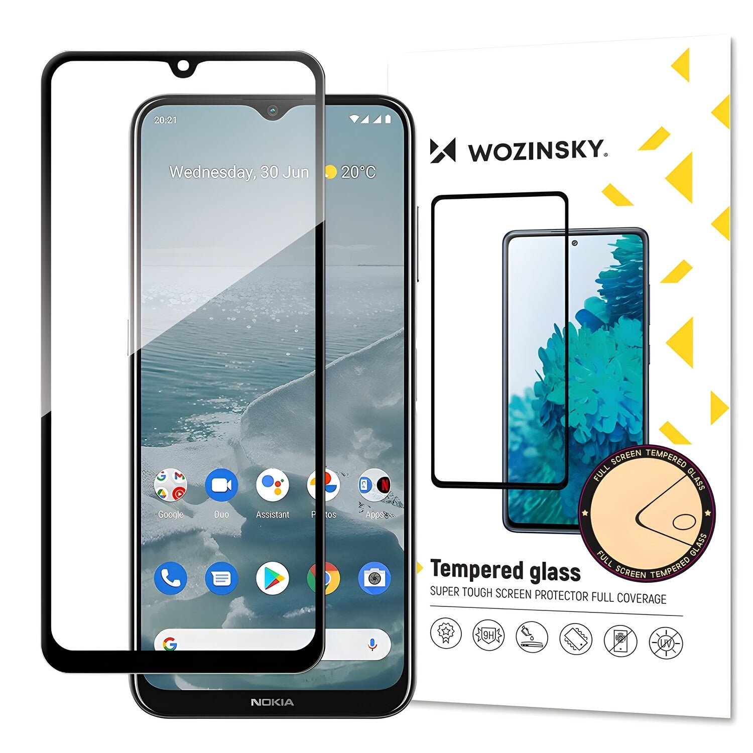 Wozinsky zaštitno kaljeno staklo za Nokia G20 - Crna KP9861