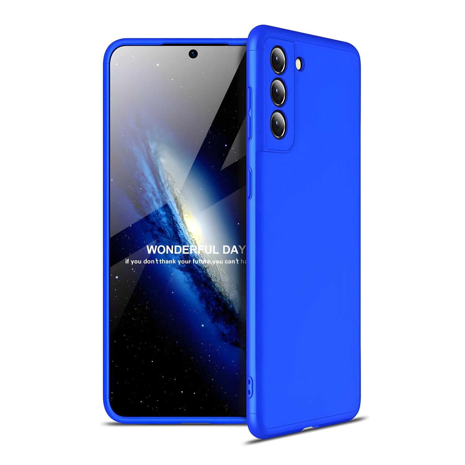 Zaštitna futrola GKK 360 - Prednji i stražnji poklopac cijelog mobitela za Samsung Galaxy S21 Plus 5G/Galaxy S30 Plus - Plava KP10395