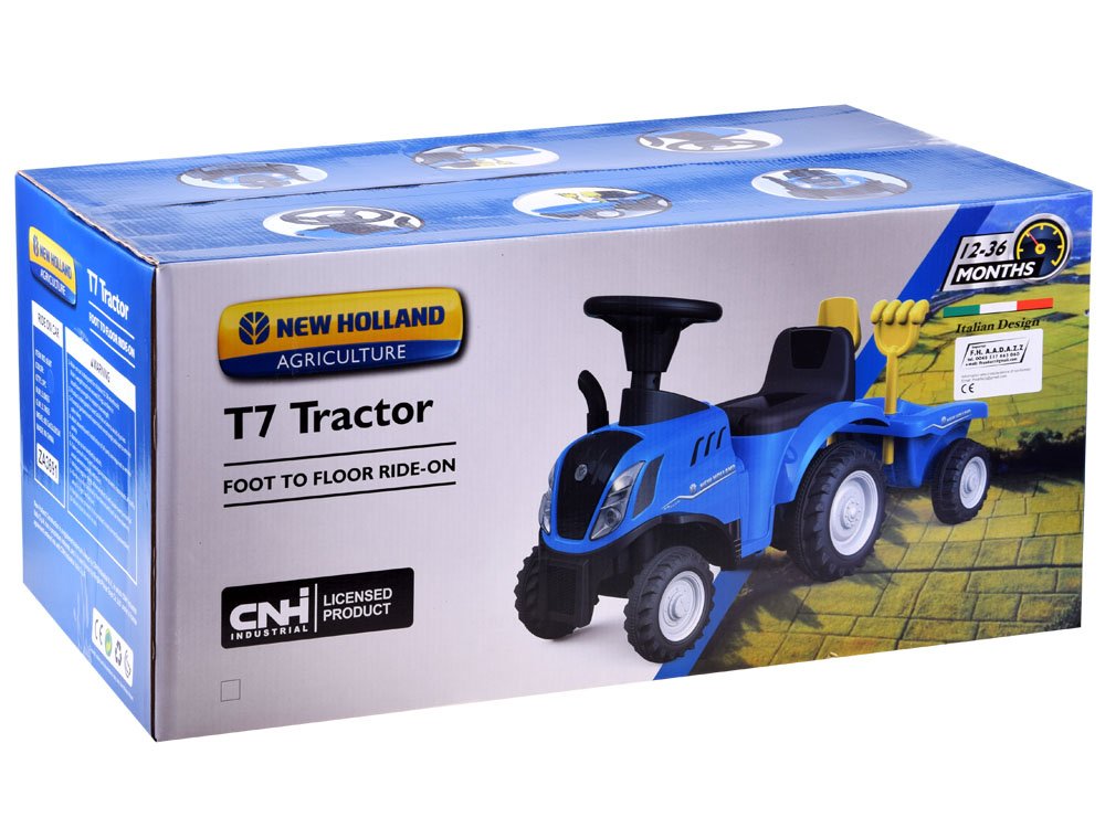 New Holland guralica traktor s prikolicom