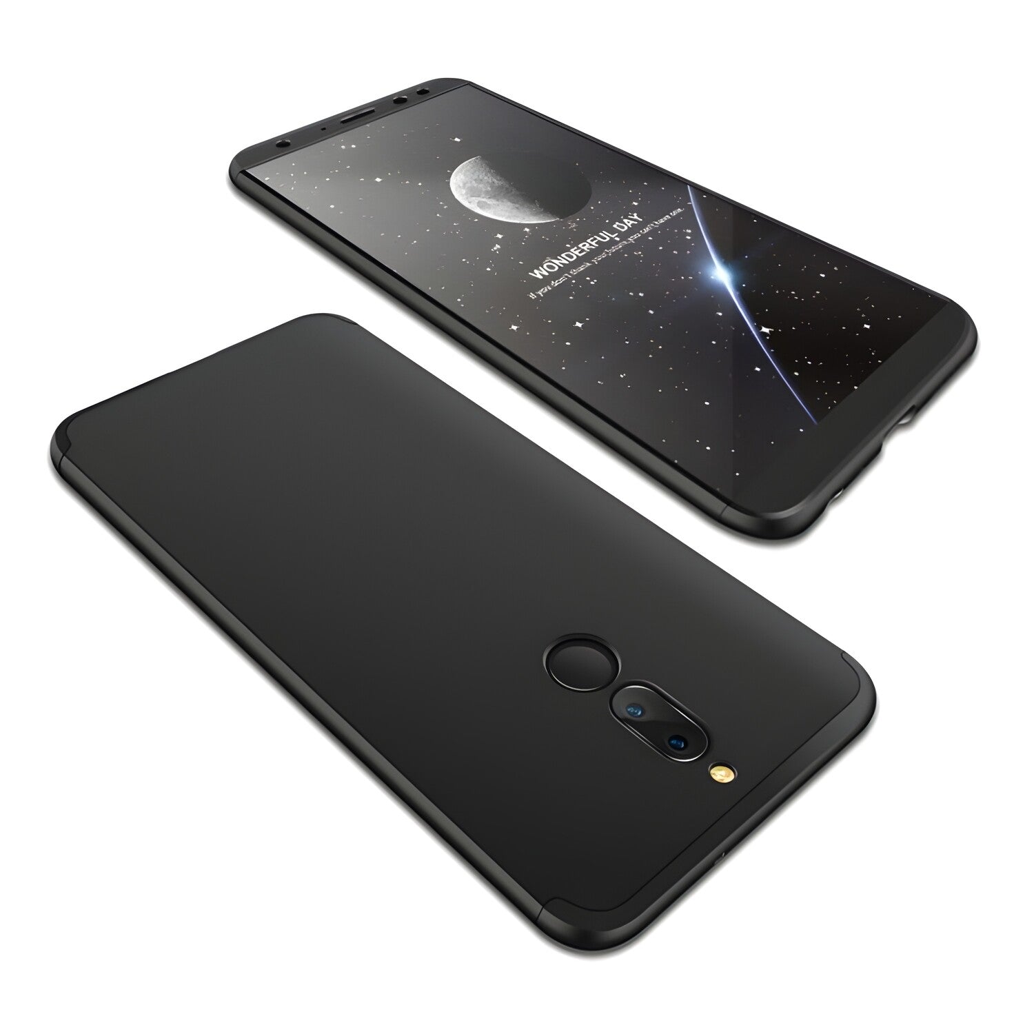 Zaštitna futrola GKK 360 - Prednji i stražnji poklopac cijelog mobitela za Huawei Mate 10 Lite - Crna KP13796