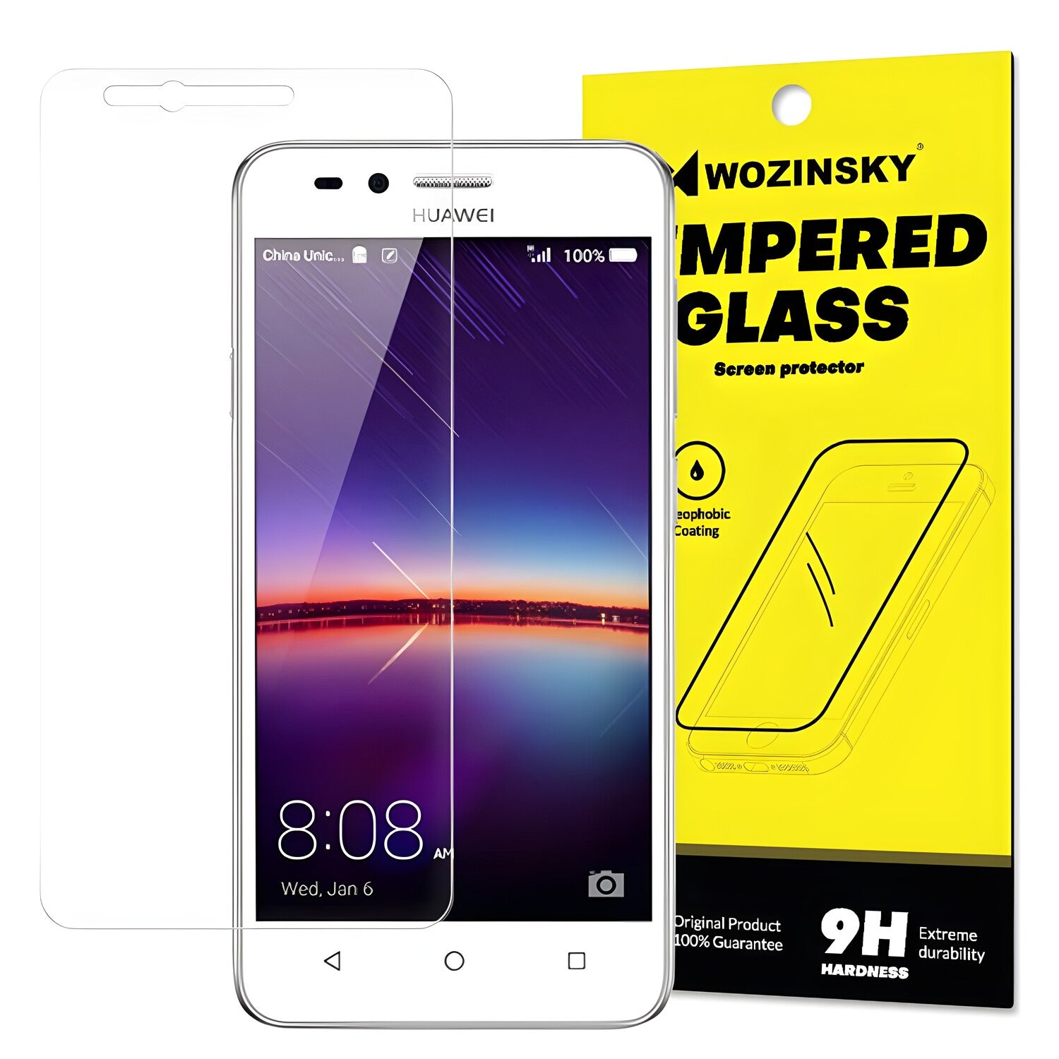 Kaljeno staklo 9H za Huawei Y3 - Prozirna KP13992