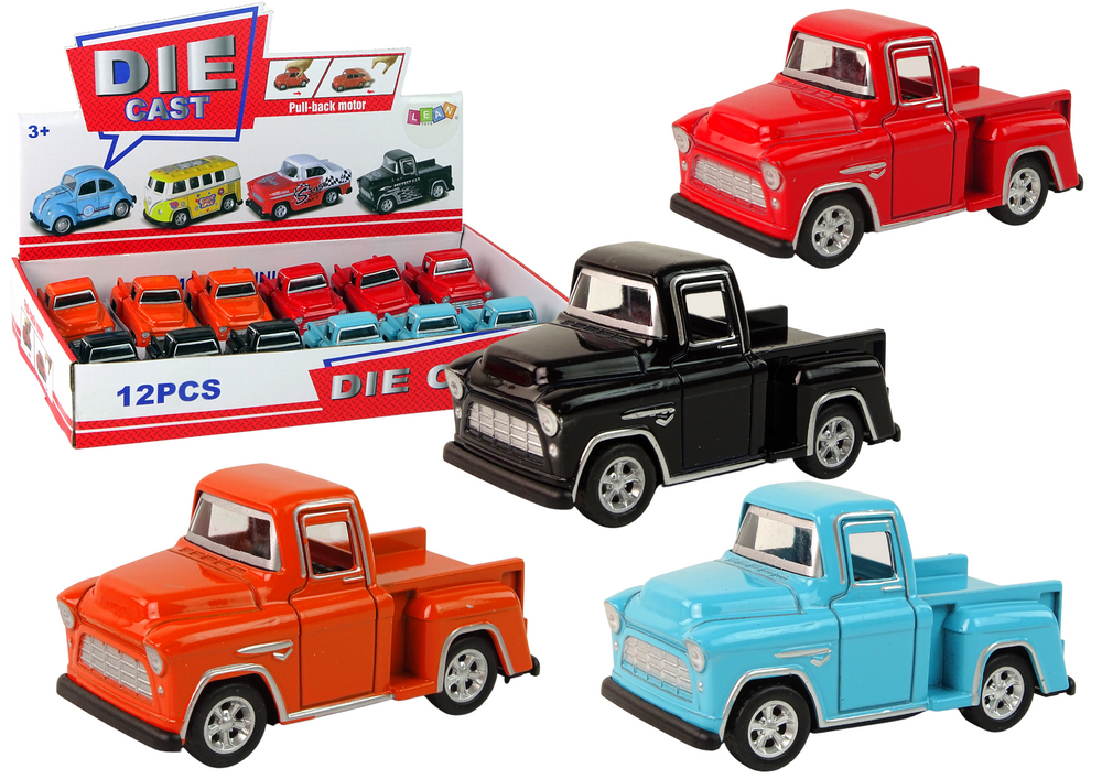 Retro auto Pick-UP za igru 7,5 cm - boju šaljemo nasumično