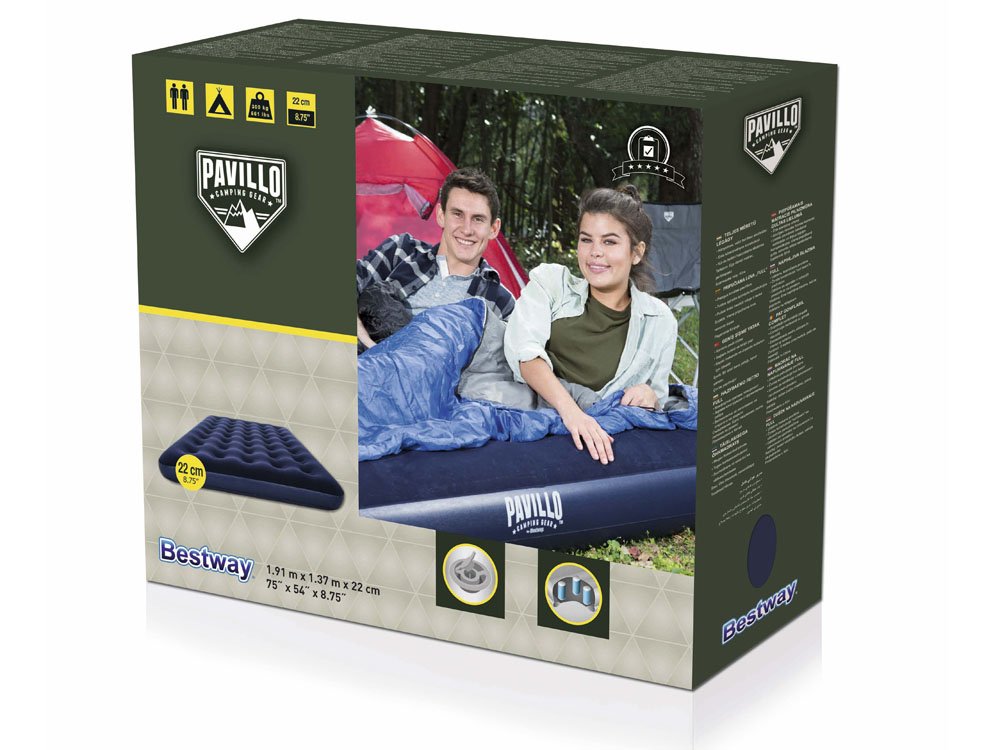 Bestway zračni madrac od velura 191x137cm