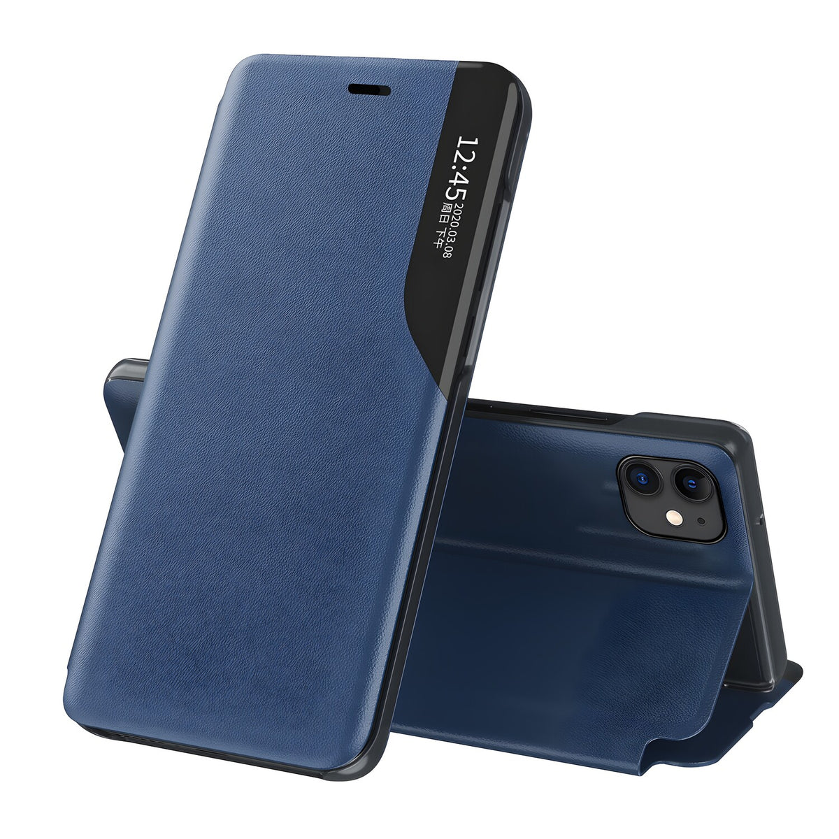 Elegantna knjižna futrola View Case za Apple iPhone 13 Mini - Tamno plava KP24708