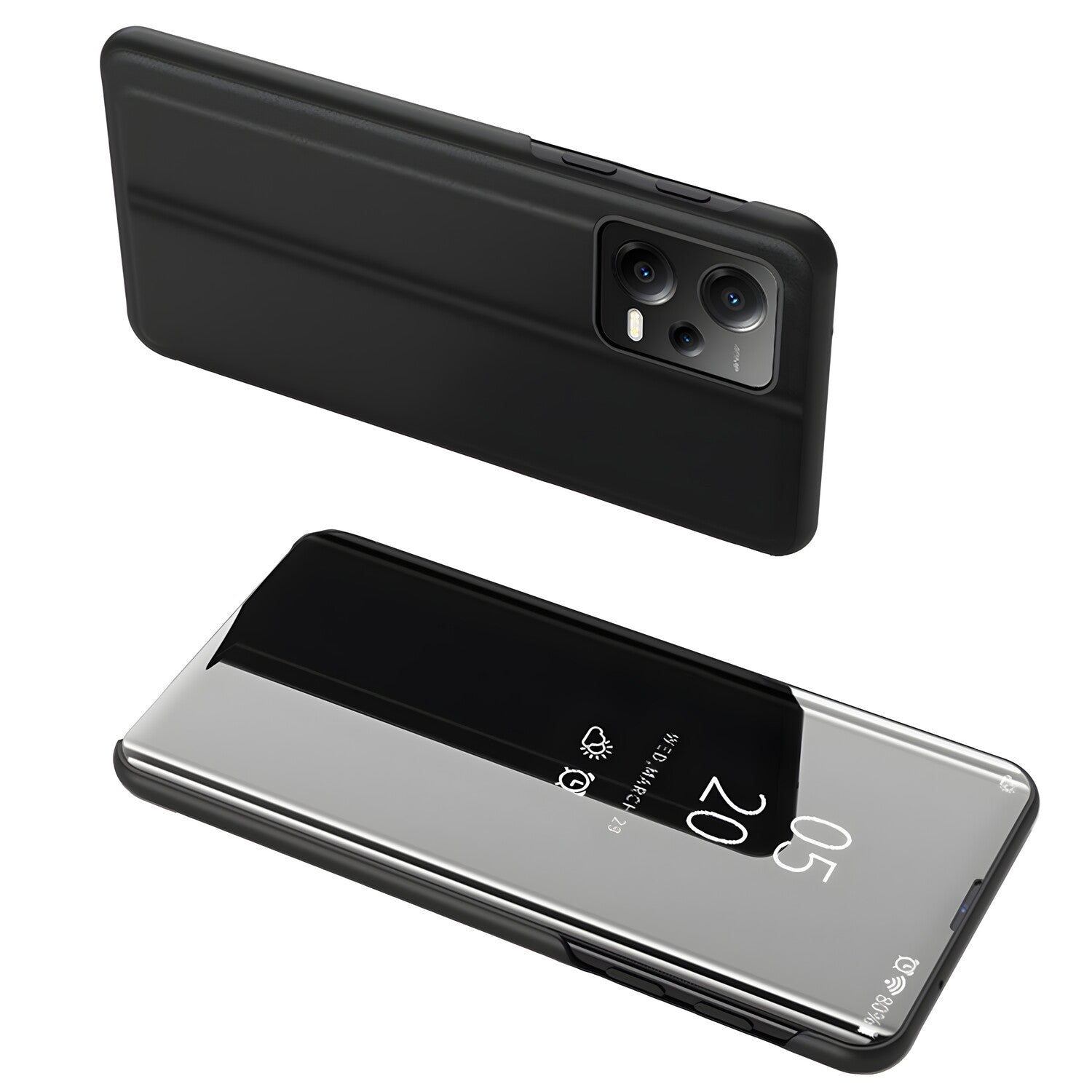 Futrola Clear View za Xiaomi Redmi Note 12 Pro+ - Crna KP26448