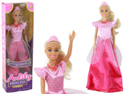 Lutka za igru Anlily princeza s tijarom - roza - 30 cm