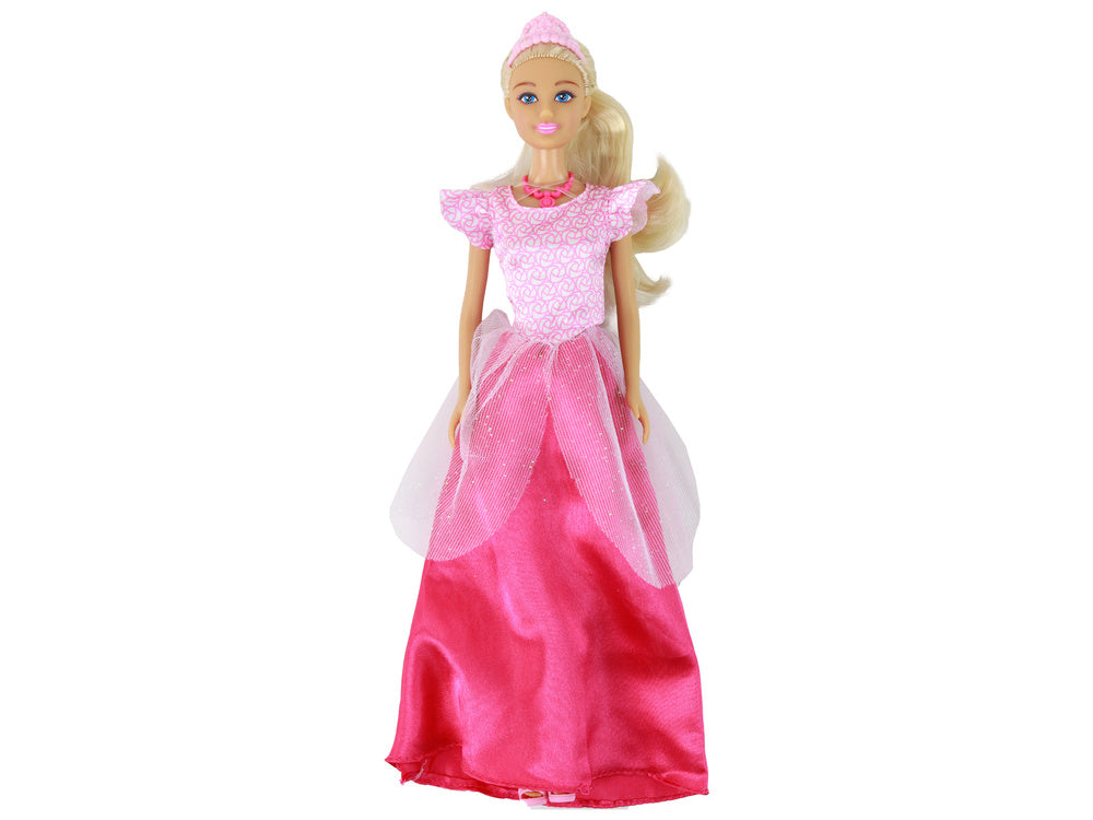 Lutka za igru Anlily princeza s tijarom - roza - 30 cm