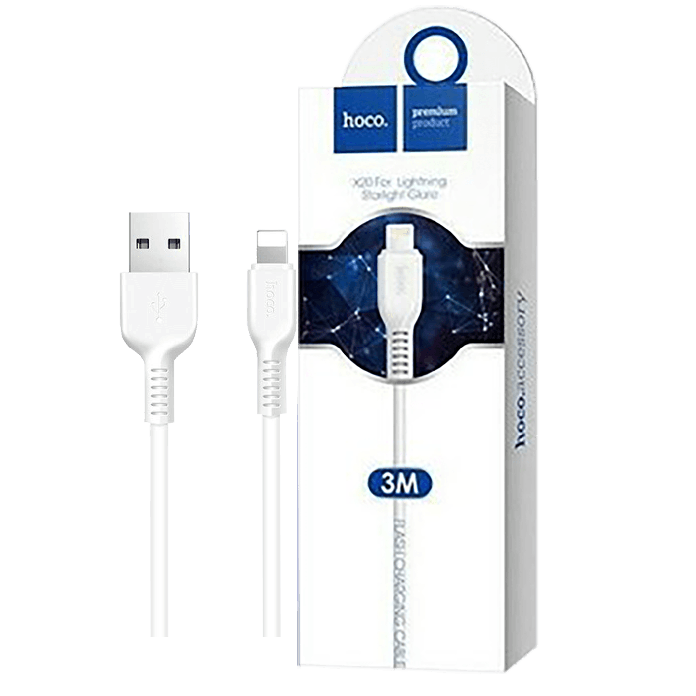hoco. USB kabel za iPhone , Lightning kabel, dužina 3 met. - X20 Flash Lightning 3m