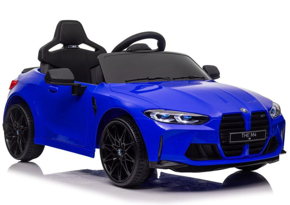 Licencirani auto na akumulator BMW M4 - plavi/lakirani