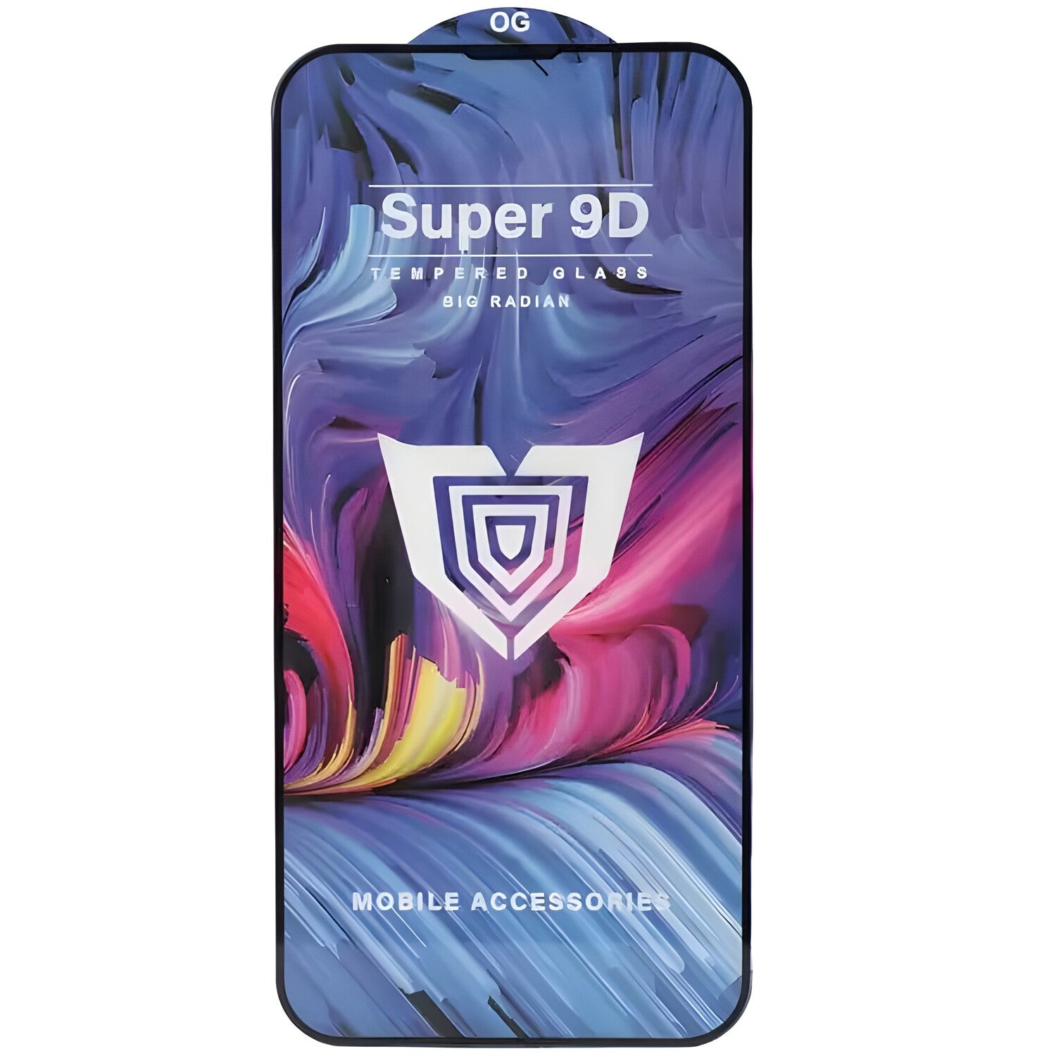 Zaštitno staklo 9D Super za Apple iPhone XS/iPhone X/iPhone 11 Pro - Crna KP29714