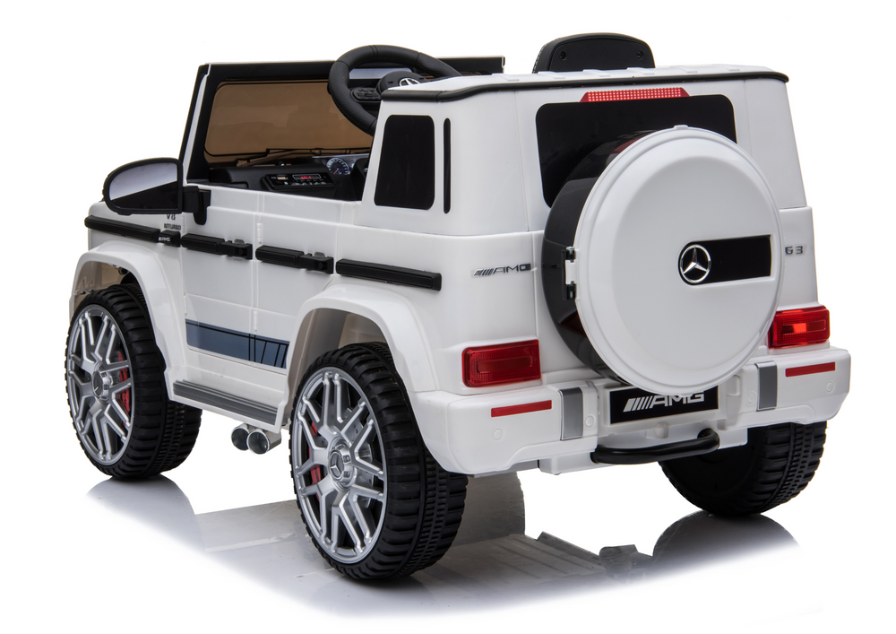 Licencirani auto na akumulator Mercedes G63 AMG – bijeli