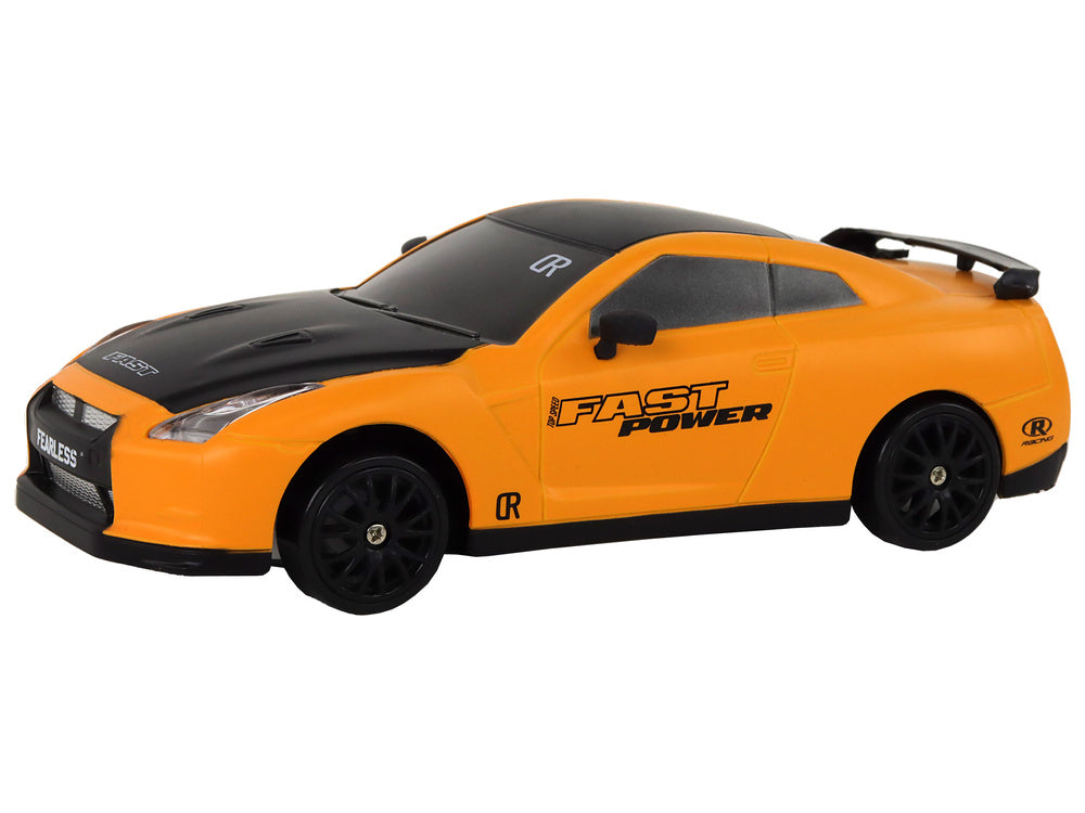 Sportski automobil na daljinsko upravljanje R/C 1:24 sa zamjenjivim kotačima POWER - žuti