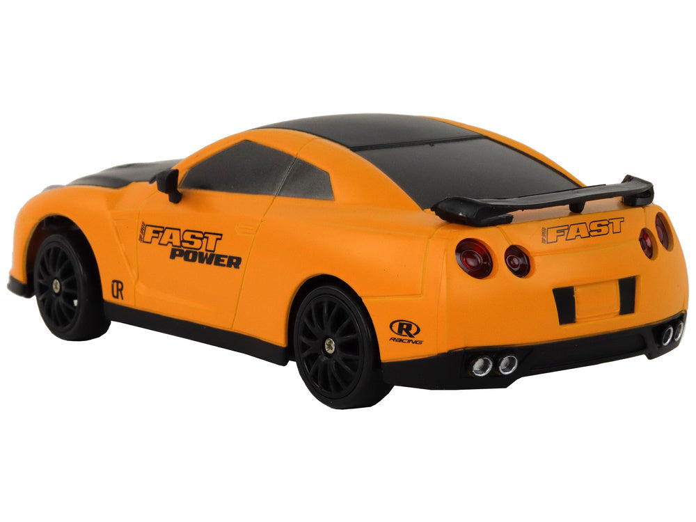 Sportski automobil na daljinsko upravljanje R/C 1:24 sa zamjenjivim kotačima POWER - žuti