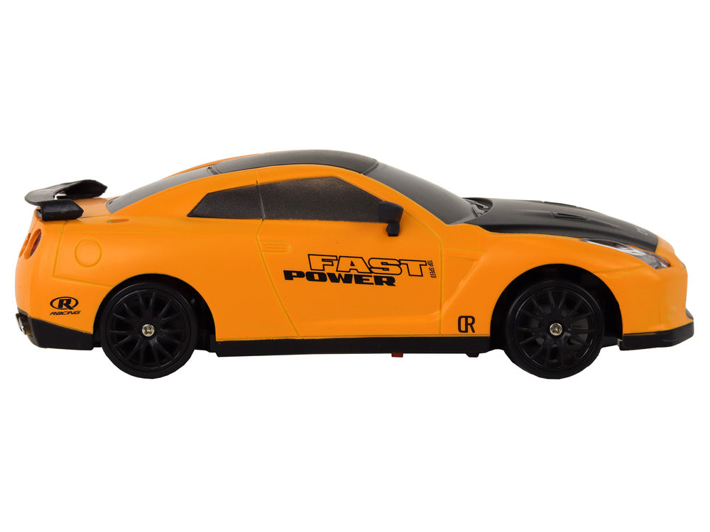 Sportski automobil na daljinsko upravljanje R/C 1:24 sa zamjenjivim kotačima POWER - žuti