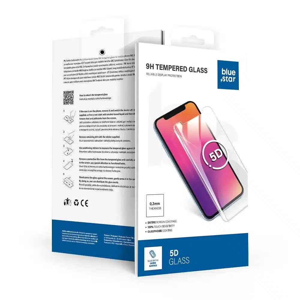 Blue Star 5D kaljeno staklo - za Samsung A35 5G (potpuno ljepilo/case friendly)