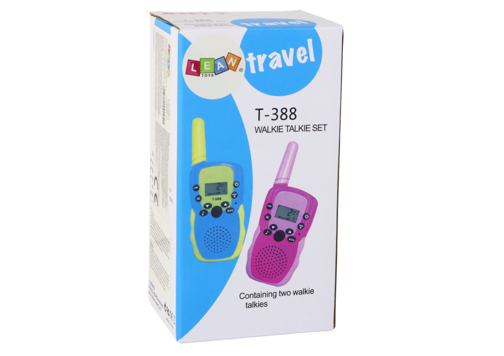 Walkie Talkie Travel sa dometom do 3 km - zeleno/plavi