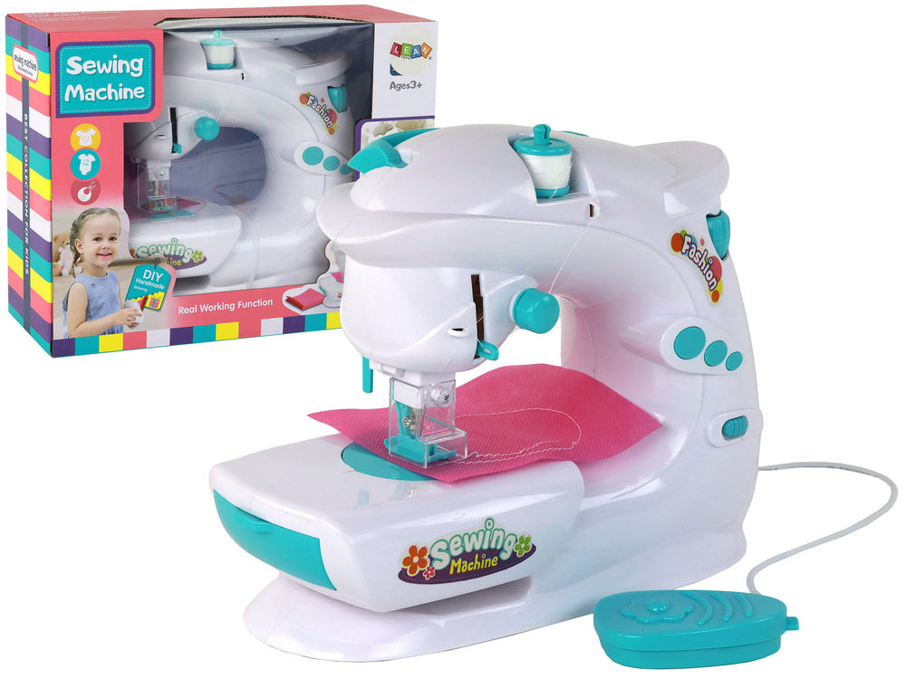 Sewing Machine for Children Like a Real White Battery Operated