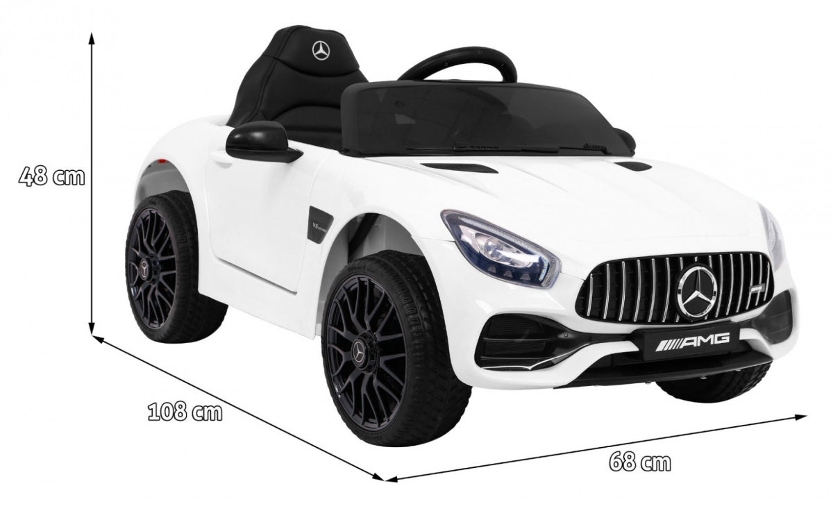 Licencirani auto na akumultor Mercedes Benz GT - bijeli