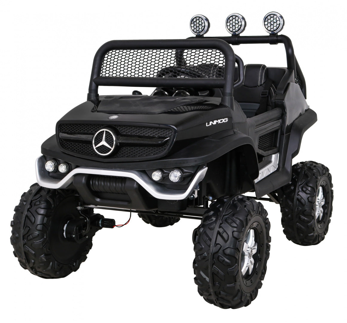 Licencirani auto na akumultor Mercedes BENZ UNIMOG S- crni