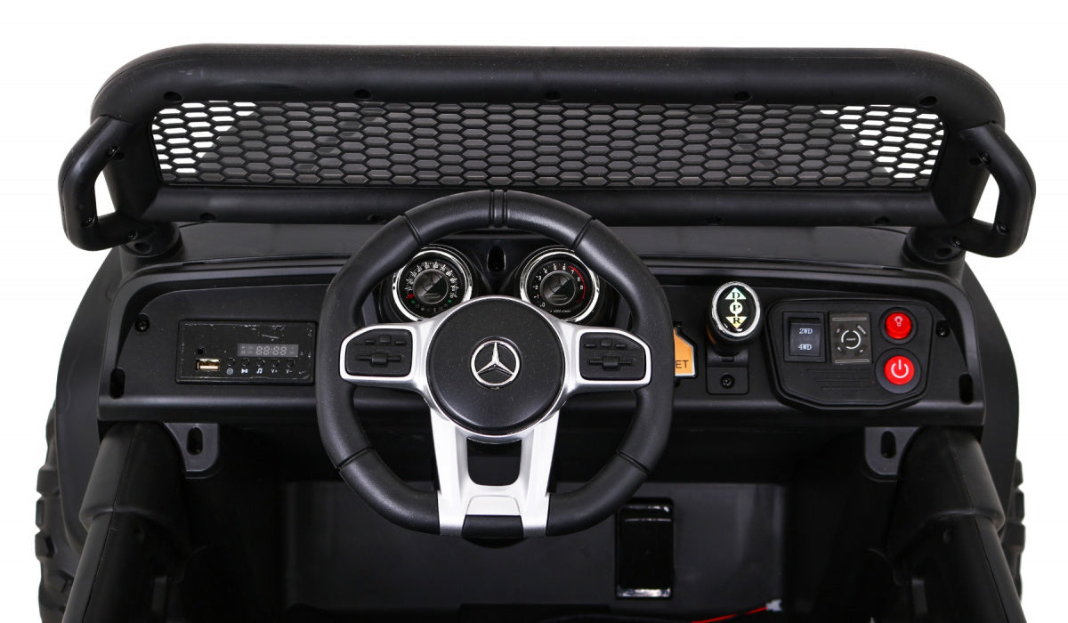 Licencirani auto na akumultor Mercedes BENZ UNIMOG S- crni