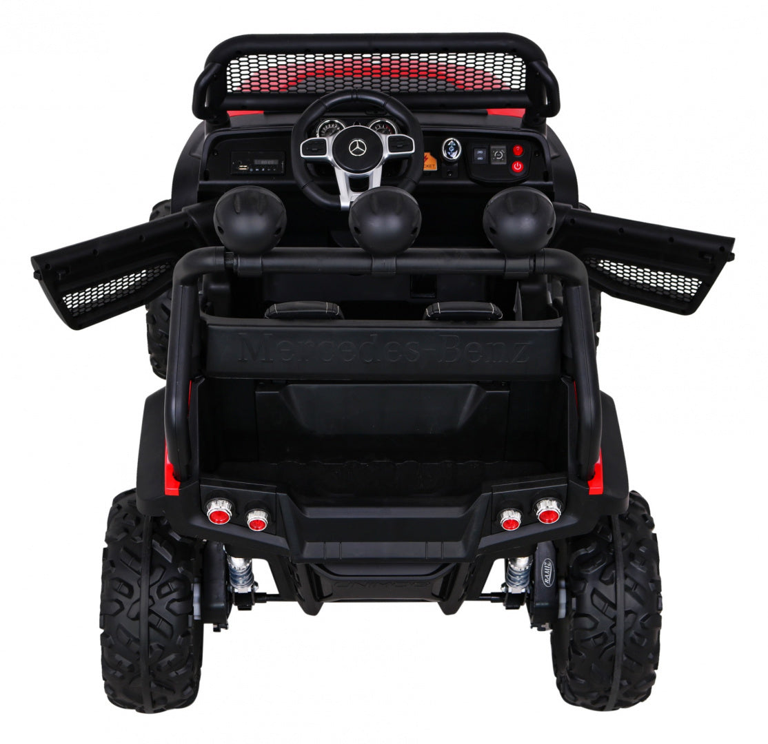 Licencirani auto na akumultor Mercedes BENZ UNIMOG S- crveni