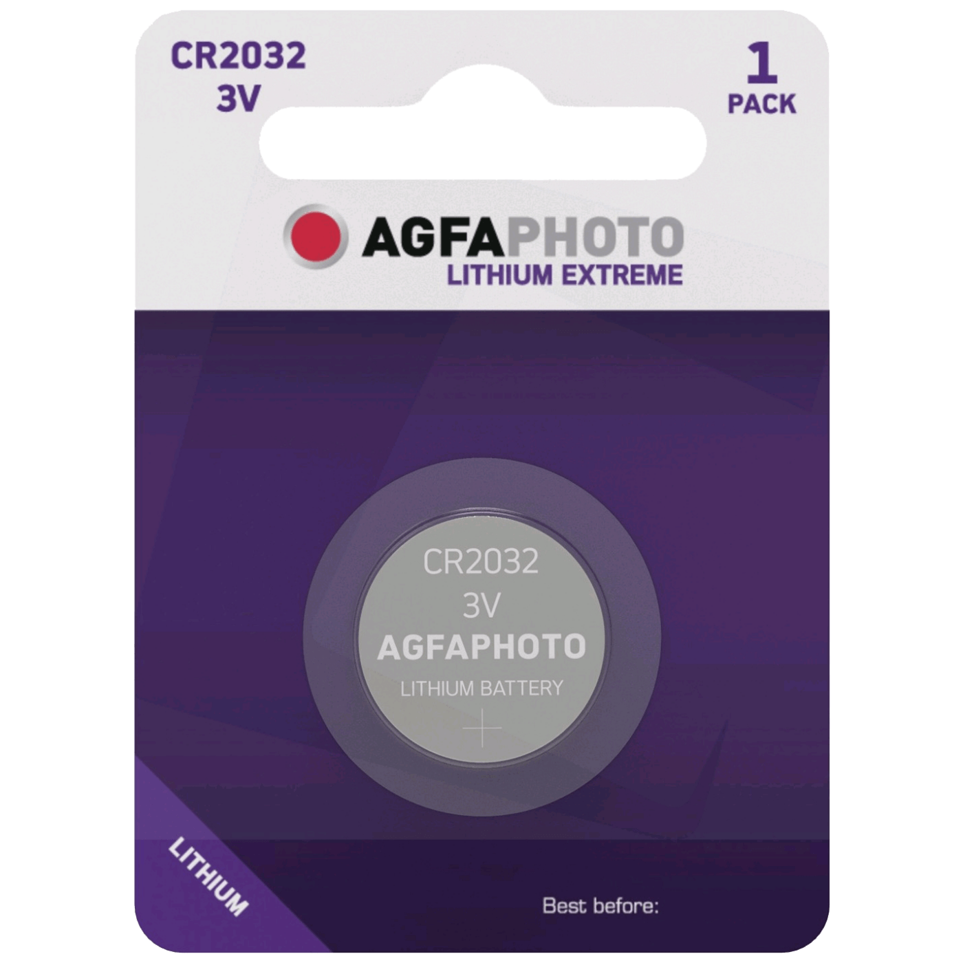 AgfaPhoto Baterija litijska, CR2032, 3V, dugmasta, blister 1 kom. - CR2032 B1